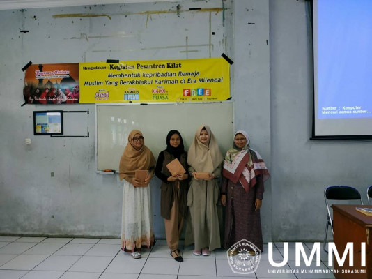 Kegiatan Pesantren Kilat dan Library Tour dengan peserta dari SMA Negeri 4 Kota Sukabumi