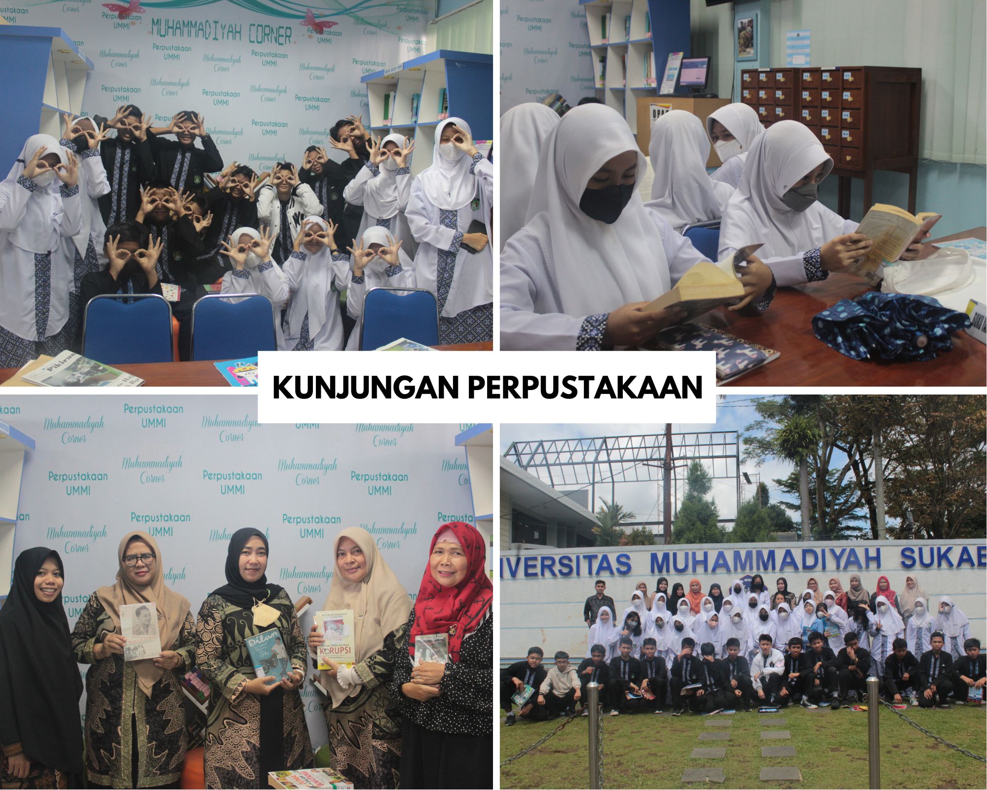 Perpustakaan UMMI Dikunjungi Oleh SMPN2 Kota Sukabumi
