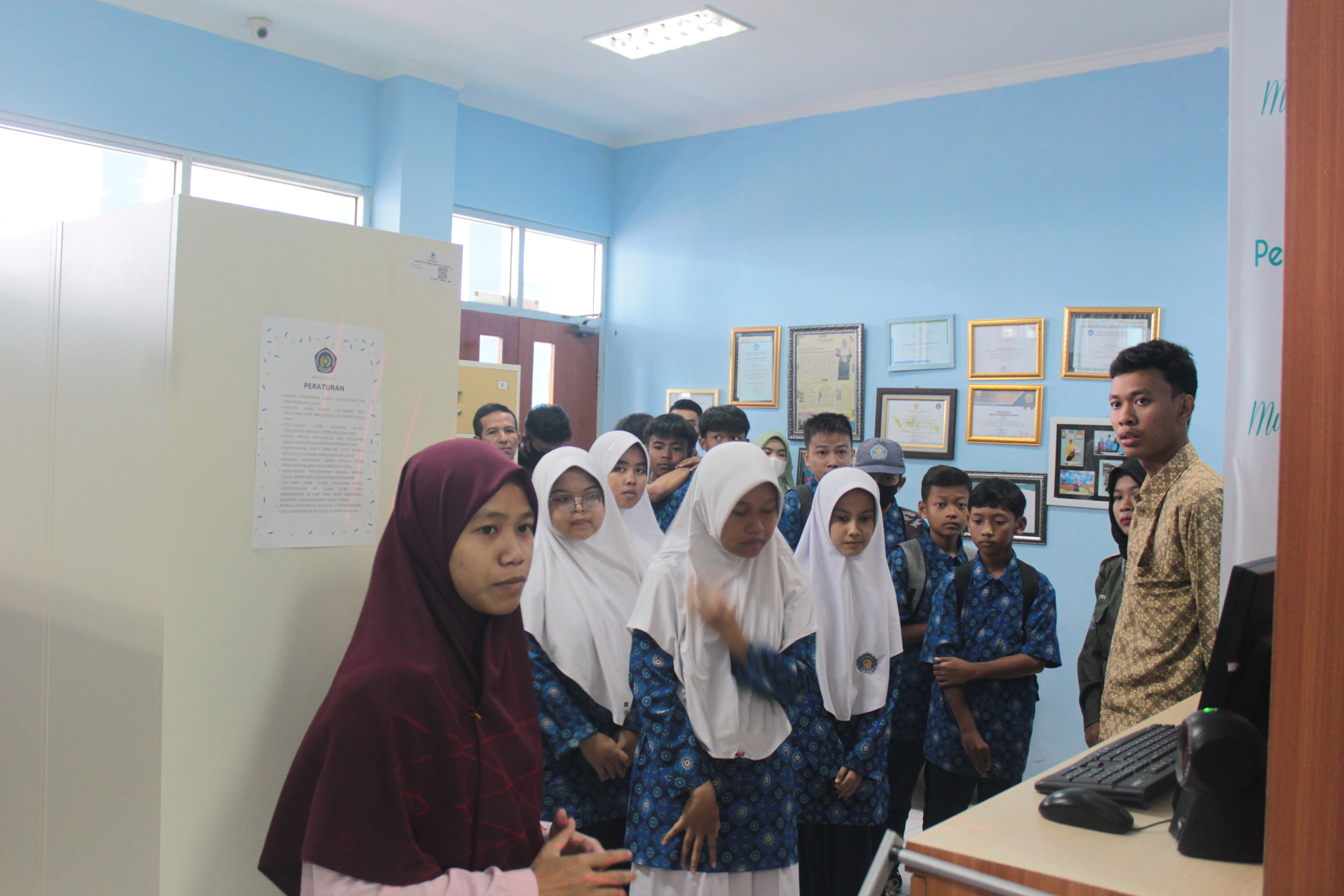 Perpustakaan UMMI Di Kunjungi Oleh Mts Muhammadiyah Sukabumi